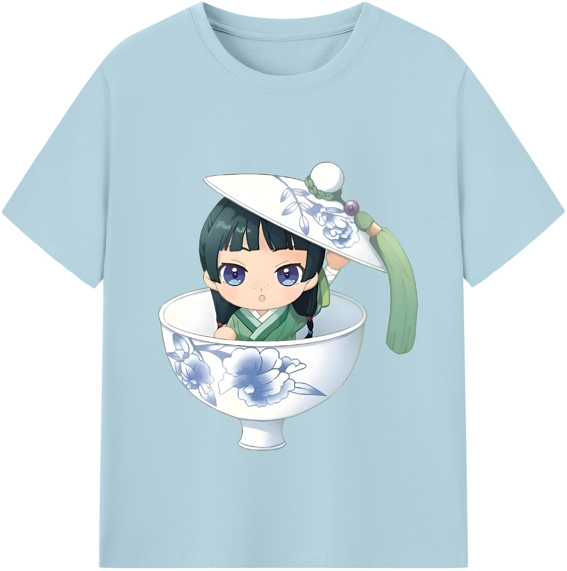 （画像用） 薬屋のひとりごと The Apothecary Diaries 綿100％半袖Tシャツ（フロントプリント）